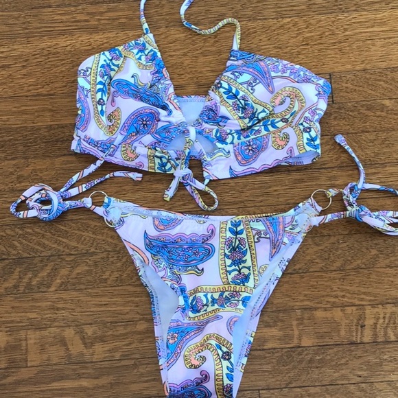 Paisley print bikini - Picture 6 of 7
